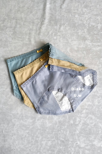 شورتکس قاعدگی نخی دخترانه لبه توری سایز ۳۴/۳۶/۳۸