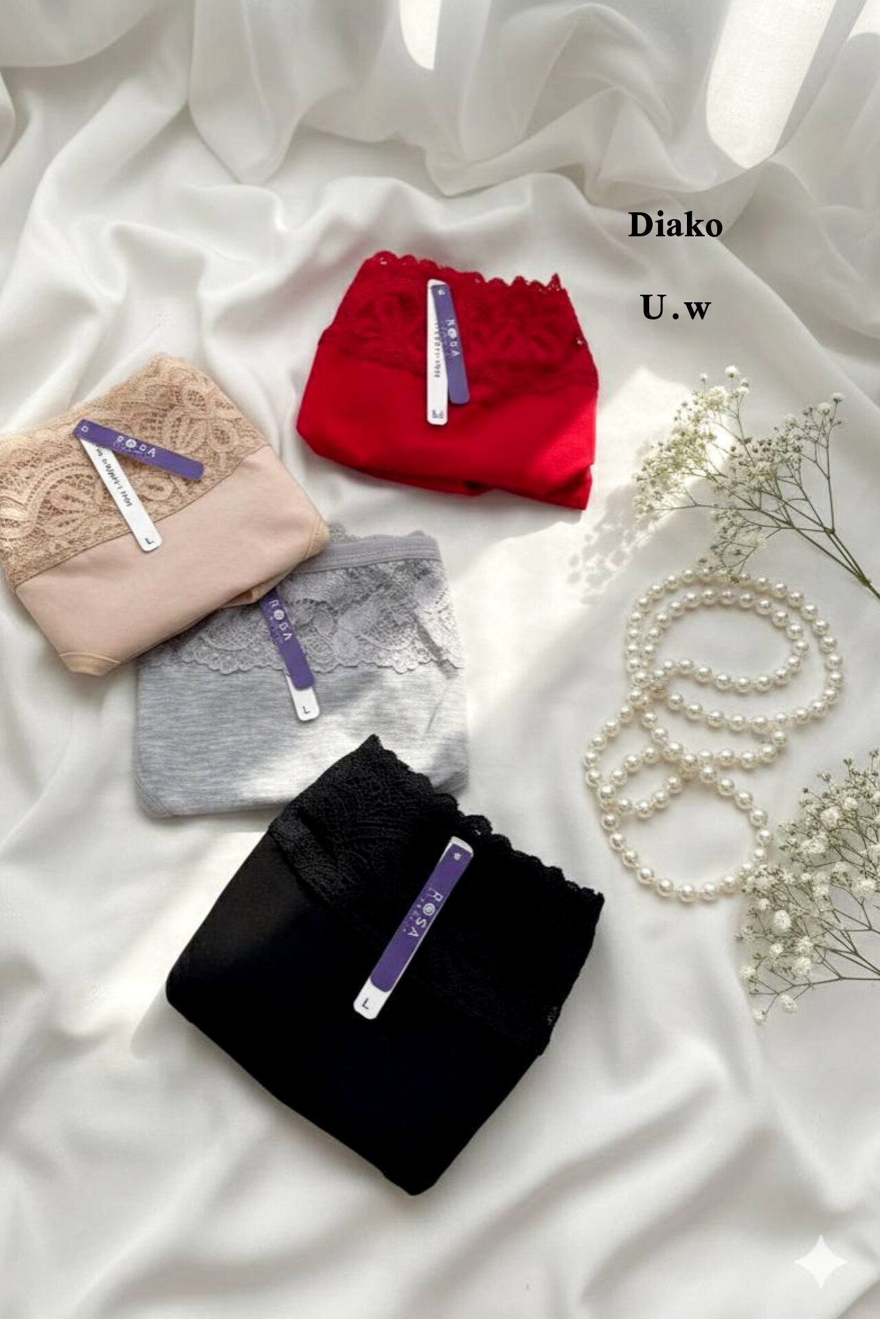 سوتین و شورت نخی لاکرا (گنی)