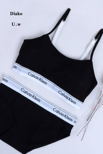 نیمتنه دو بندی قابل تنظیم و شورت اسلیپ کلوین کلین (ck)